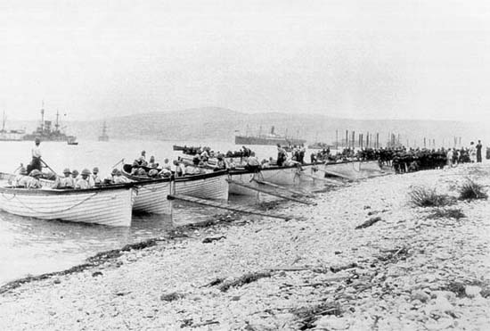 Shores of the Gallipoli Peninsula
