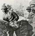 Colonel Mustafa Kemal is in a trench (1915)